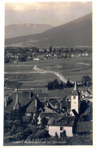 Auvernier et vue sur Colombier Vorderseite