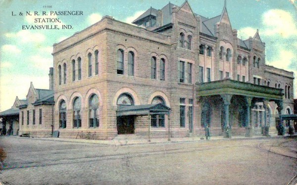 Evansville, Passenger Station Vorderseite