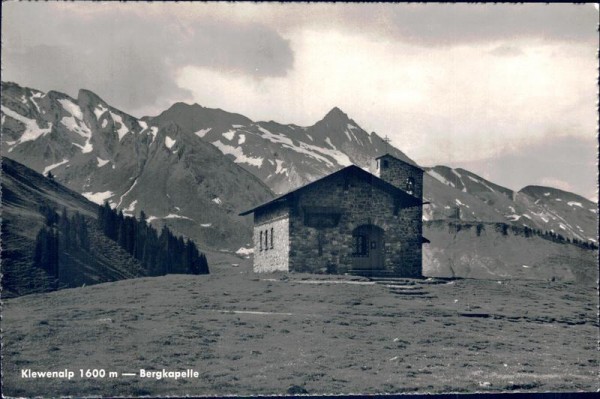 Klewenalp (1600 m) Bergkapelle Vorderseite