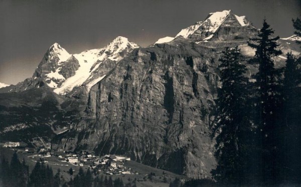 Mürren, Eiger, Mönch, Jungfrau Vorderseite