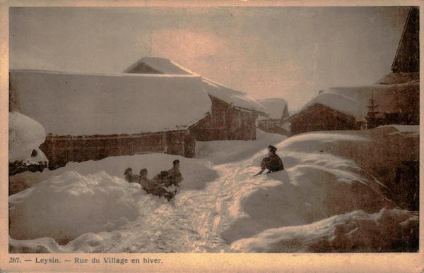 Leysin en hiver Vorderseite