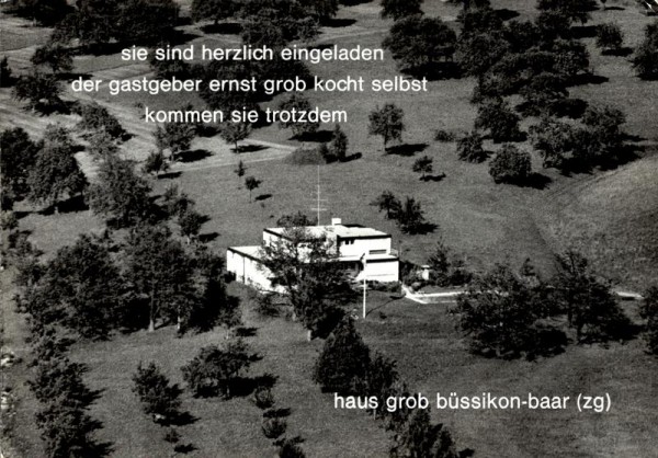 Büssikon-Baar, Haus Grob  Vorderseite