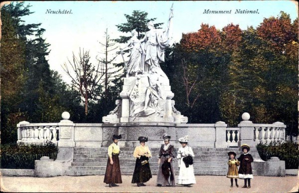 Neuchâtel, Monument National Vorderseite