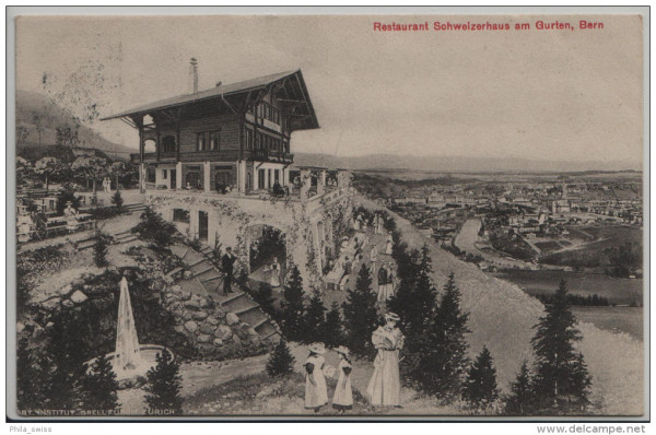Bern - Wabern - Restaurant Schweizerhaus am Gurten - animée