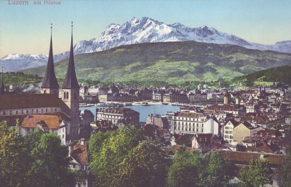 Luzern mit Pilatus