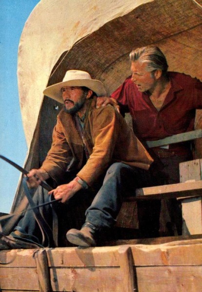 Lex Barker, in einer Szene des Ritalto - Constantin - Farbfilms Winnetou 1. Teil Vorderseite