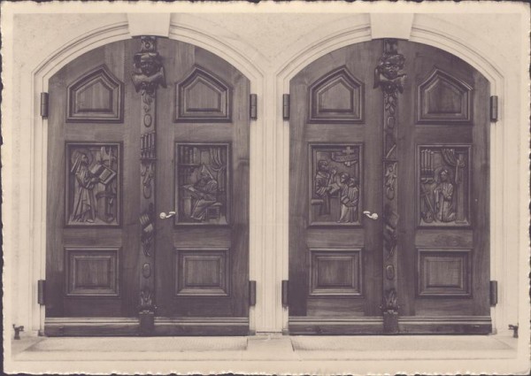 St. Gallen, neue Türen der Kathedrale Vorderseite
