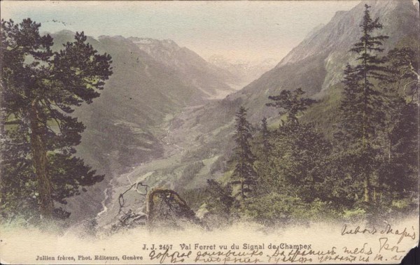 Val Ferret, Champex Vorderseite