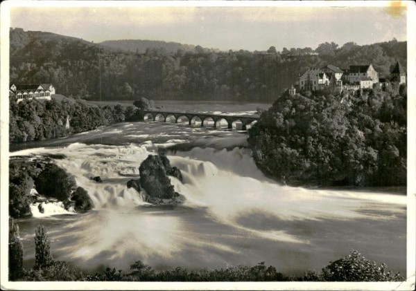 Der Rheinfall bei Schaffhausen Vorderseite