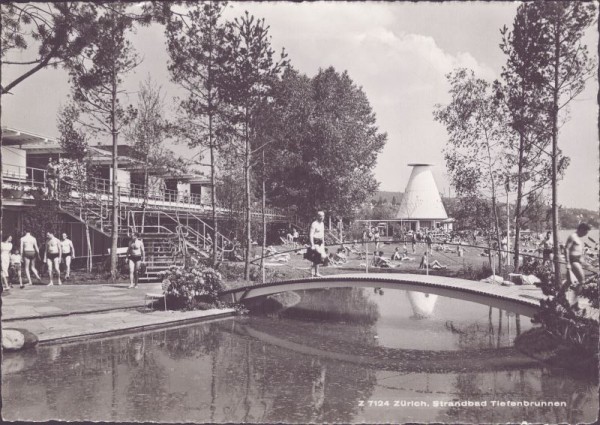 Zürich, Strandbad Tiefenbrunnen