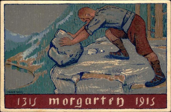 Morgarten 1315-1915 Vorderseite