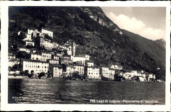 Lago di Lugano - Panorama di Gandria Vorderseite
