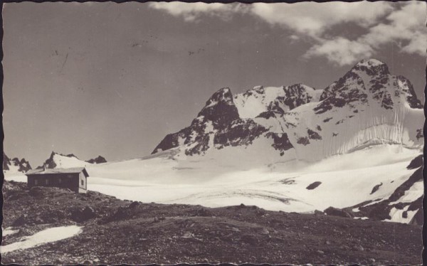 Piz Kesch mit Keschhütte