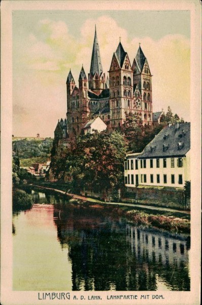 Limburg - Lahnpartie mit Dom Vorderseite