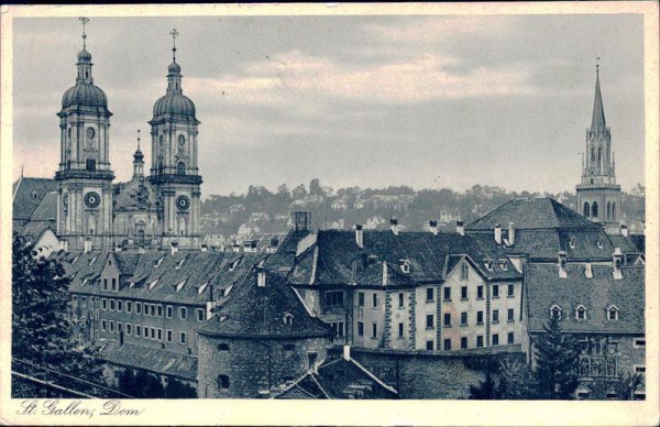 St. Gallen, Dom Vorderseite