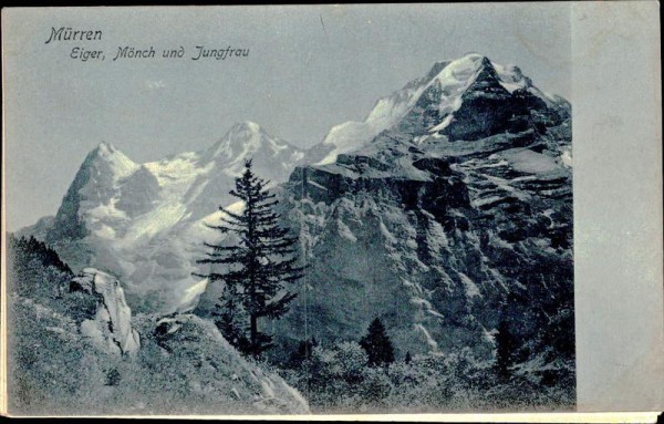 Mürren, Eiger, Mönch und Jungfrau Vorderseite