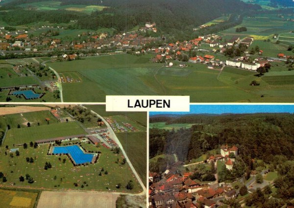 Laupen BE - Flugaufnahmen Vorderseite