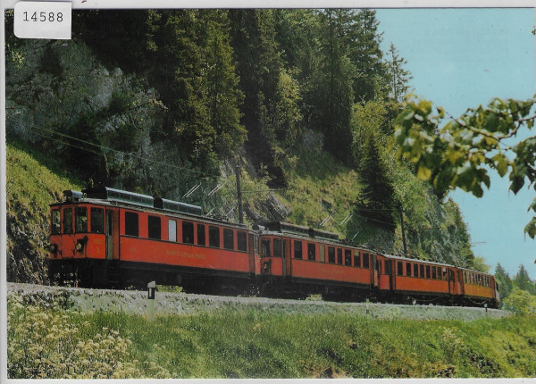 Nyon-St. Cergue-Morez Entre Cheseau et Les Pralies, Train du dimanche matin