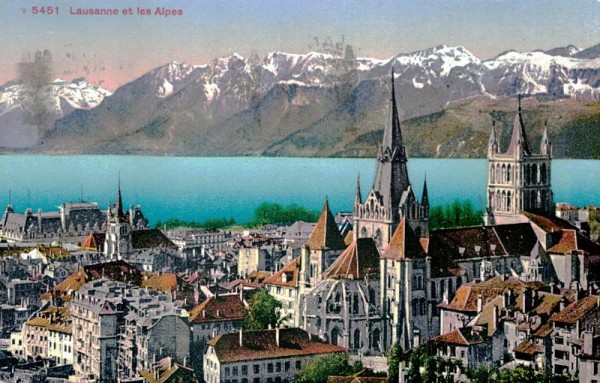 Lausanne et les Alpes Vorderseite
