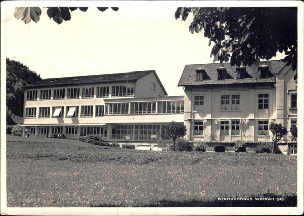 Krankenhaus Wattwil SG Vorderseite