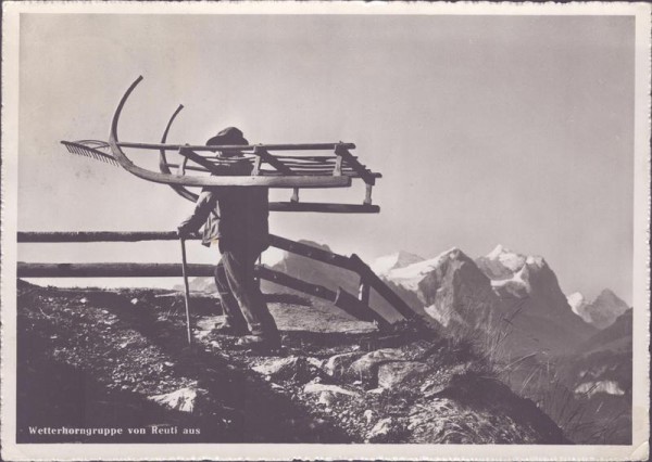 Reuti-Hasleberg, Christl. Hospiz und Ferienheim Viktoria, Wetterhorngruppe Vorderseite