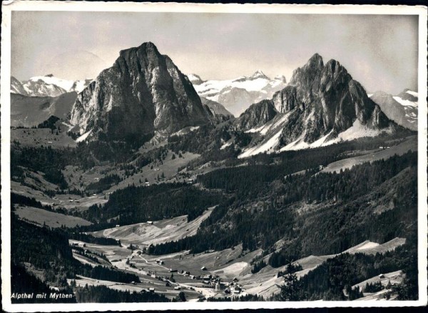 Alpthal mit Mythen Vorderseite