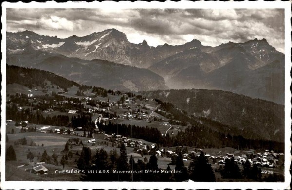 Chesières Villars Muverans et de Morcles Vorderseite