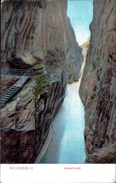 Meiringen - Aareschlucht Vorderseite