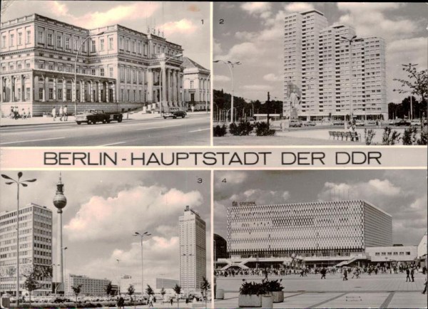 Berlin - Hauptstadt der DDR Vorderseite