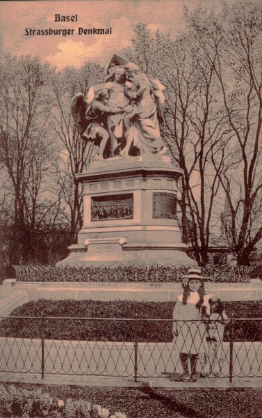 Basel Strassburger Denkmal Vorderseite