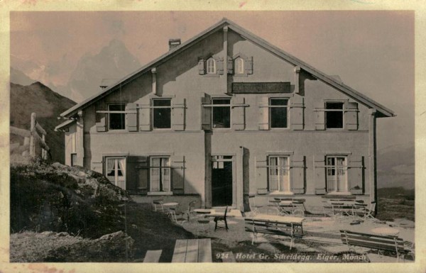 Hotel Gr. Scheidegg Vorderseite