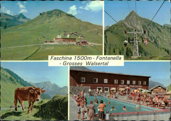Fontanella, Gr. Walsertal Vorderseite