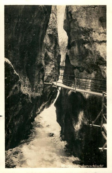 Aareschlucht, Meiringen  Vorderseite