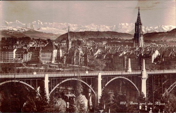 Bern und die Alpen Vorderseite