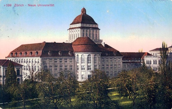 Zürich, Neue Universität Vorderseite