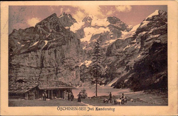 Öschinen-See bei Kandersteg Vorderseite