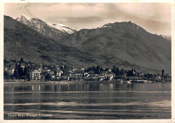 Hotel Beau Rivage, Locarno Vorderseite