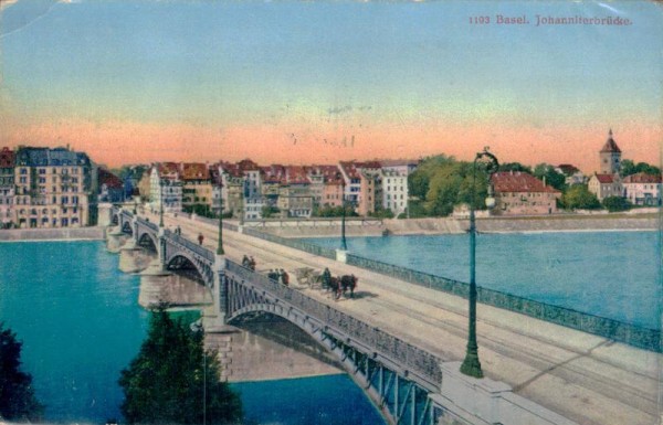 Basel, Johanniterbrücke Vorderseite