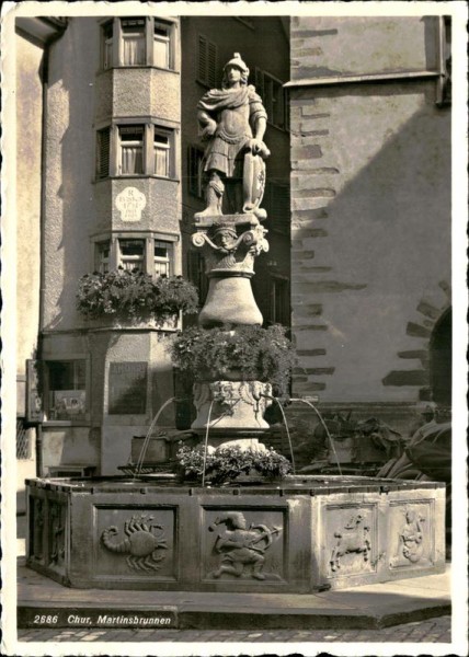 Chur, Martinsbrunnen Vorderseite