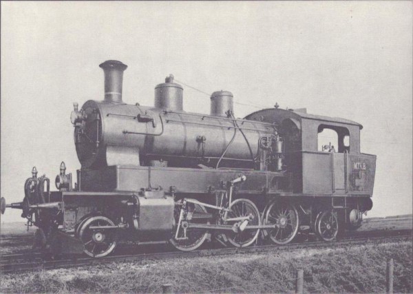 Dampflok der Mittel-Thurgau-Bahn Vorderseite