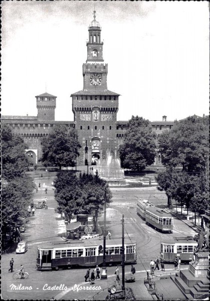 Milano, Castello Sforesco Vorderseite