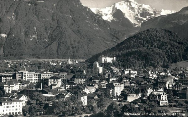 Interlaken und die Jungfrau Vorderseite