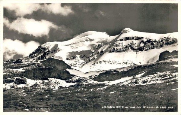 Clariden von der Klausenstrasse Vorderseite