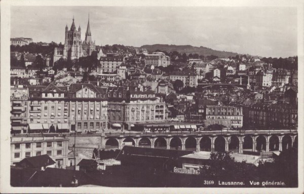 Lausanne, vue générale