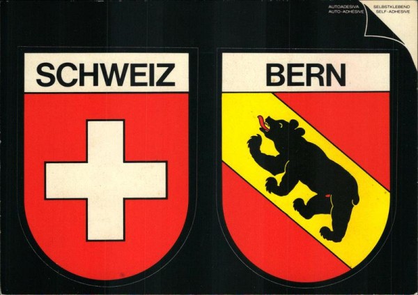 Wappenkarte Bern Vorderseite