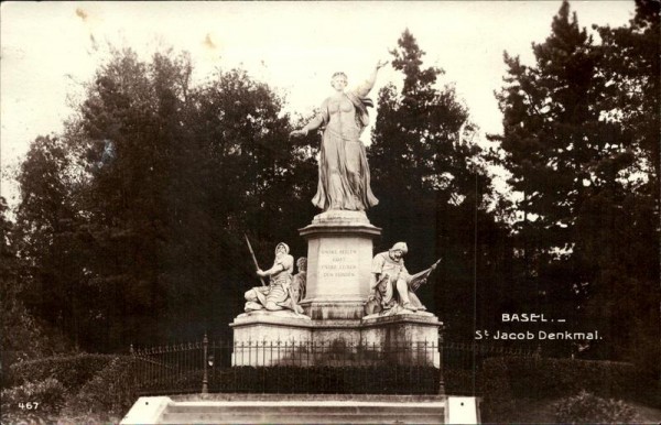 Basel. St.Jacob Denkmal. Vorderseite