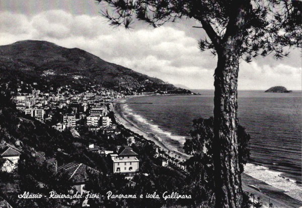 Alassio- Riviera dei Fiori - Panorama e isola Gallinara