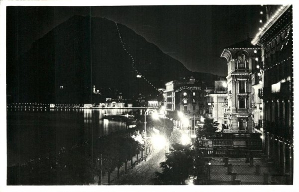 Lugano e Monte S. Salvatore di notte Vorderseite