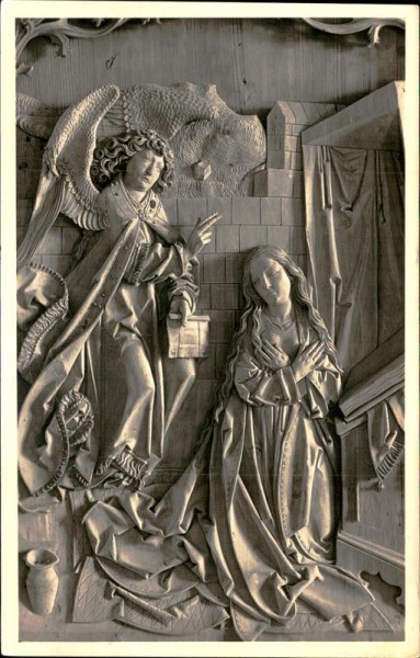 Aus dem Marienaltar von Tilman Riemenschneider (Creglingen) Vorderseite