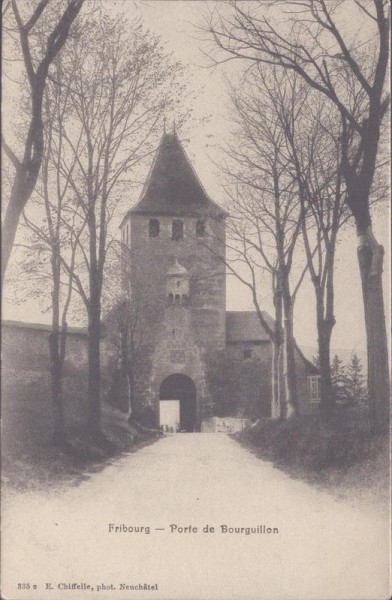 Fribourg, Porte de Bourguillon Vorderseite